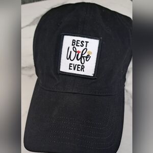 Chic Black 'Best Wife Ever' Women's Cap